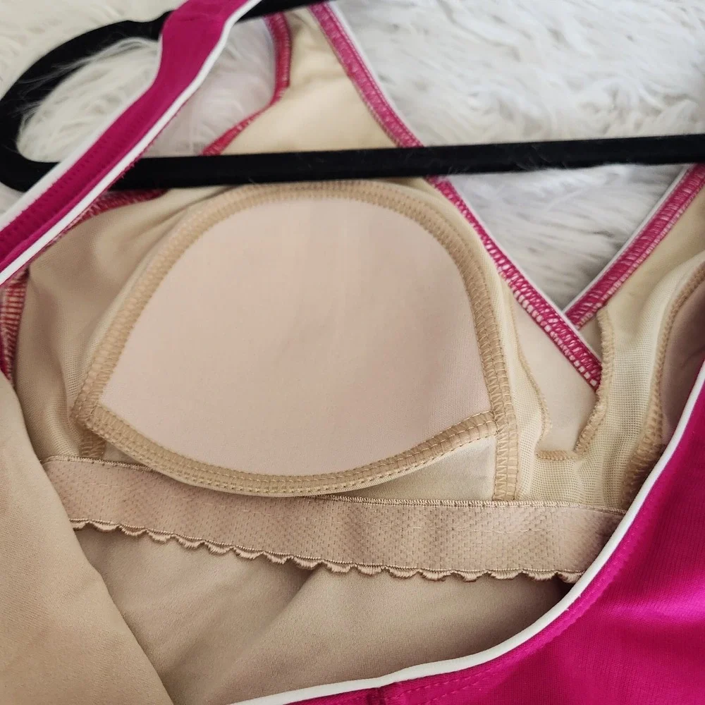 Miraclesuit Swimsuit Size 14 Wrap Trim Soft Padding‎ Wireless 1-Piece Scoop-Back